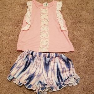 Adorable tank and shorts set